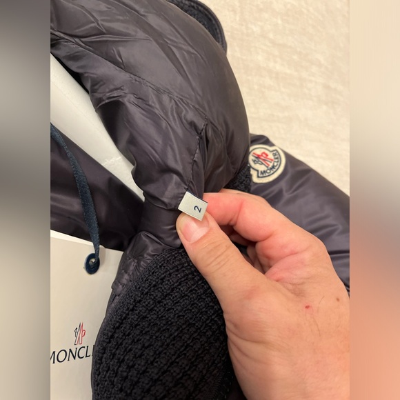 New MONCLER Doudoune Legere Men’s down Puffer Jacket size MEDIUM 2 48 - Picture 5 of 10